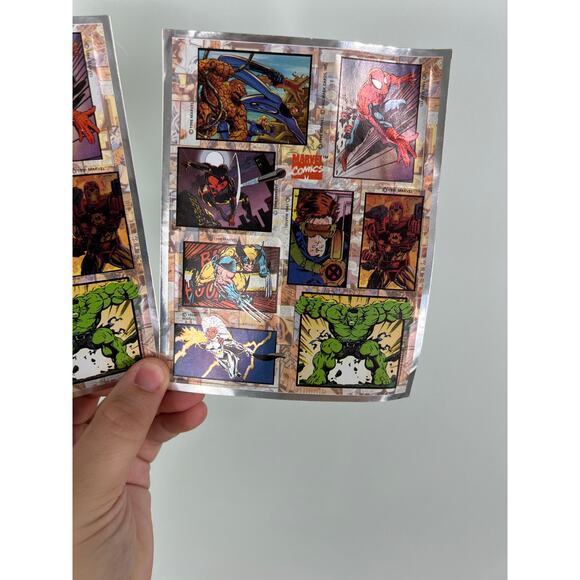 Set of two vintage 1996 marvel comics stickers  - Picture 3 of 5